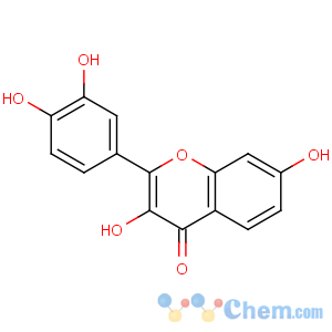 CAS No:528-48-3 2-(3,4-dihydroxyphenyl)-3,7-dihydroxychromen-4-one