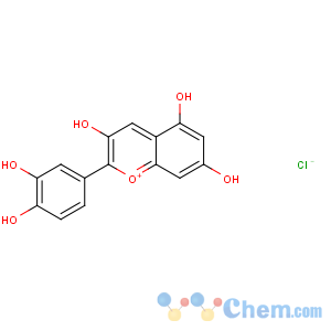 CAS No:528-58-5 2-(3,4-dihydroxyphenyl)chromenylium-3,5,7-triol