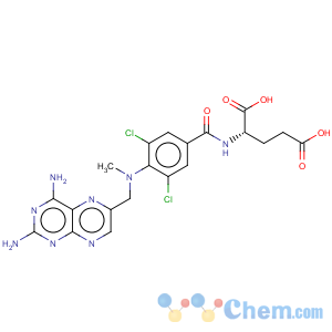 CAS No:528-74-5 L-Glutamic acid,N-[3,5-dichloro-4-[[(2,4-diamino-6-pteridinyl)methyl]methylamino]benzoyl]-