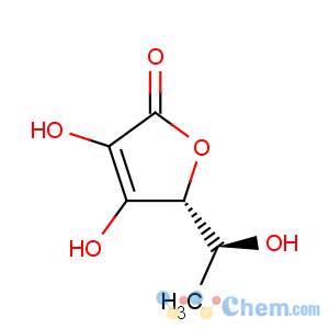 CAS No:528-81-4 (5R)-3,4-dihydroxy-5-[(1S)-1-hydroxyethyl]furan-2(5H)-one (non-preferred name)
