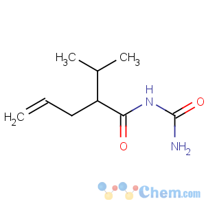 CAS No:528-92-7 N-carbamoyl-2-propan-2-ylpent-4-enamide