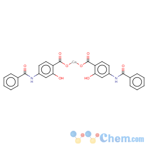 CAS No:528-96-1 Benzoic acid,4-(benzoylamino)-2-hydroxy-, calcium salt (2:1)