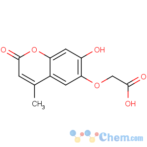 CAS No:52814-39-8 2-(7-hydroxy-4-methyl-2-oxochromen-6-yl)oxyacetic acid