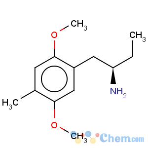 CAS No:52842-59-8 Benzeneethanamine, a-ethyl-2,5-dimethoxy-4-methyl-, (aR)-