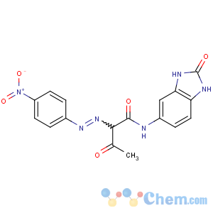 CAS No:52846-56-7 2-[(4-nitrophenyl)diazenyl]-3-oxo-N-(2-oxo-1,<br />3-dihydrobenzimidazol-5-yl)butanamide