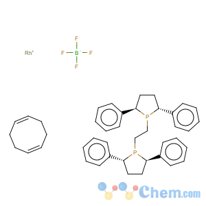 CAS No:528565-84-6 (-)-1,2-BIS((2R,5R)-2,5-DIPHENYLPHOSPHOLANO)ETHANE(1,5-CYCLOOCTADIENE)RHODIUM (I) TETRAFLUOROBORATE