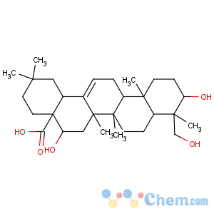 CAS No:52936-64-8 (4aR,5R,6aR,6aS,6bR,8aR,9R,10S,12aR,14bS)-5,<br />10-dihydroxy-9-(hydroxymethyl)-2,2,6a,6b,9,12a-hexamethyl-1,3,4,5,6,6a,<br />7,8,8a,10,11,12,13,14b-tetradecahydropicene-4a-carboxylic acid