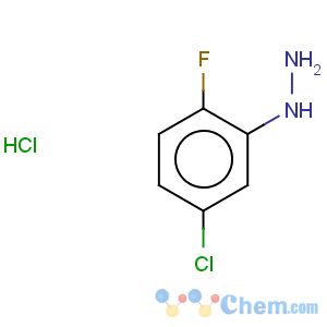 CAS No:529512-80-9 Hydrazine,(5-chloro-2-fluorophenyl)-, hydrochloride (1:1)