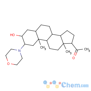 CAS No:53-40-7 Pregnan-20-one,3-hydroxy-2-(4-morpholinyl)-, (2b,3a,5a)- (9CI)