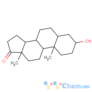 CAS No:53-41-8 (3R,5S,8R,9S,10S,13S,14S)-3-hydroxy-10,13-dimethyl-1,2,3,4,5,6,7,8,9,11,<br />12,14,15,16-tetradecahydrocyclopenta[a]phenanthren-17-one