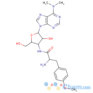 CAS No:53-79-2 (2S)-2-amino-N-[(2S,3S,4R,<br />5R)-5-[6-(dimethylamino)purin-9-yl]-4-hydroxy-2-(hydroxymethyl)oxolan-3-<br />yl]-3-(4-methoxyphenyl)propanamide