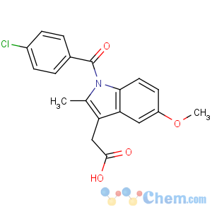 CAS No:53-86-1 2-[1-(4-chlorobenzoyl)-5-methoxy-2-methylindol-3-yl]acetic acid