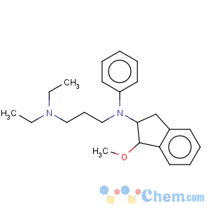 CAS No:53076-26-9 1,3-Propanediamine,N1-(2,3-dihydro-1-methoxy-1H-inden-2-yl)-N3,N3-diethyl-N1-phenyl-