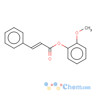 CAS No:531-40-8 2-Propenoic acid,3-phenyl-, 2-methoxyphenyl ester