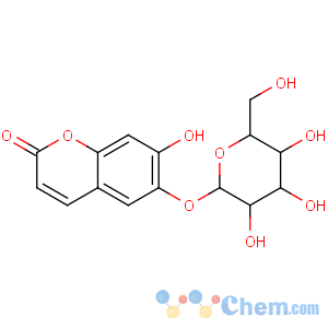 CAS No:531-75-9 7-hydroxy-6-[(2S,3R,4S,5S,6R)-3,4,<br />5-trihydroxy-6-(hydroxymethyl)oxan-2-yl]oxychromen-2-one