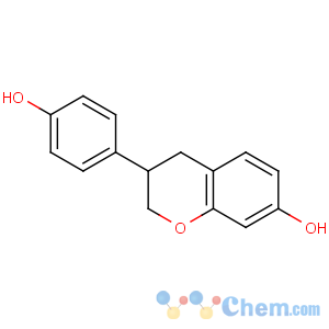 CAS No:531-95-3 (3S)-3-(4-hydroxyphenyl)-3,4-dihydro-2H-chromen-7-ol
