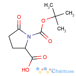 CAS No:53100-44-0 (2S)-1-[(2-methylpropan-2-yl)oxycarbonyl]-5-oxopyrrolidine-2-carboxylic<br />acid