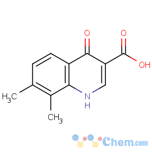 CAS No:53164-36-6 7,8-dimethyl-4-oxo-1H-quinoline-3-carboxylic acid