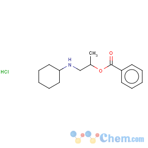 CAS No:532-76-3 2-Propanol,1-(cyclohexylamino)-, 2-benzoate, hydrochloride (1:1)