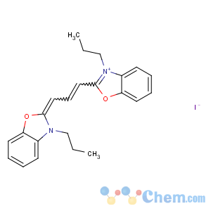 CAS No:53213-79-9 (2Z)-3-propyl-2-[(E)-3-(3-propyl-1,<br />3-benzoxazol-3-ium-2-yl)prop-2-enylidene]-1,3-benzoxazole