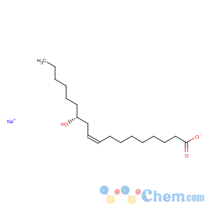 CAS No:5323-95-5 9-Octadecenoic acid,12-hydroxy-, sodium salt (1:1), (9Z,12R)-