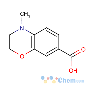CAS No:532391-89-2 4-methyl-2,3-dihydro-1,4-benzoxazine-7-carboxylic acid