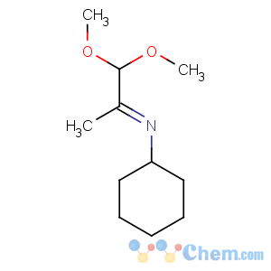 CAS No:53250-16-1 cyclohexyl-[2,2-dimethoxy-1-methyl-eth-(e)-ylidene]-amine
