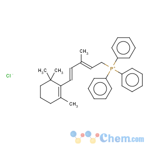 CAS No:53282-28-3 Phosphonium,[(2E,4E)-3-methyl-5-(2,6,6-trimethyl-1-cyclohexen-1-yl)-2,4-pentadienyl]triphenyl-,chloride (9CI)