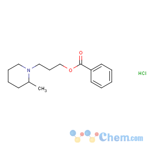 CAS No:533-28-8 3-(2-methylpiperidin-1-yl)propyl benzoate