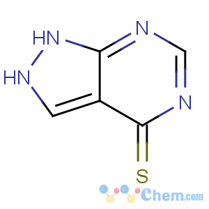 CAS No:5334-23-6 1,2-dihydropyrazolo[3,4-d]pyrimidine-4-thione