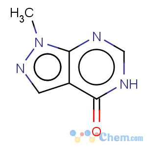 CAS No:5334-56-5 4H-Pyrazolo[3,4-d]pyrimidin-4-one,1,5-dihydro-1-methyl-