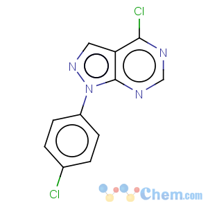 CAS No:5334-59-8 1H-Pyrazolo[3,4-d]pyrimidine,4-chloro-1-(4-chlorophenyl)-