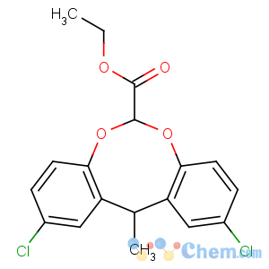 CAS No:53341-49-4 ethyl<br />3,7-dichloro-5-methyl-5H-benzo[d][1,3]benzodioxocine-11-carboxylate