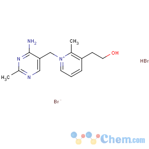 CAS No:534-64-5 Pyridinium,1-[(4-amino-2-methyl-5-pyrimidinyl)methyl]-3-(2-hydroxyethyl)-2-methyl-,bromide, hydrobromide (1:1:1)