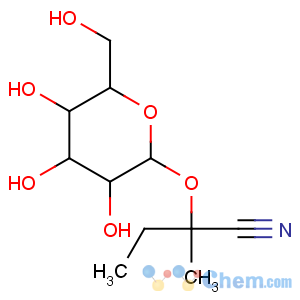 CAS No:534-67-8 Butanenitrile, 2-(b-D-glucopyranosyloxy)-2-methyl-,(2R)-