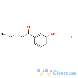 CAS No:534-87-2 Benzenemethanol, a-[(ethylamino)methyl]-3-hydroxy-,hydrochloride (1:1)