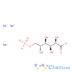 CAS No:53411-70-4 D-Gluconic acid,6-(dihydrogen phosphate), trisodium salt (9CI)