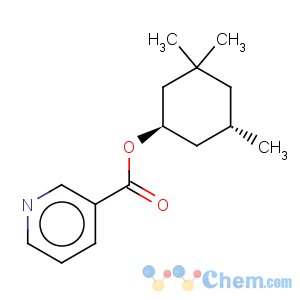 CAS No:53449-58-4 3-Pyridinecarboxylicacid, (1R,5S)-3,3,5-trimethylcyclohexyl ester, rel-