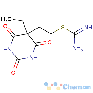 CAS No:5347-08-0 Pseudourea,2-[2-(5-ethylhexahydro-2,4,6-trioxo-5-pyrimidinyl)ethyl]-2-thio-,monohydrobromide (8CI)