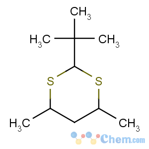 CAS No:53477-35-3 1,3-Dithiane,2-(1,1-dimethylethyl)-4,6-dimethyl-