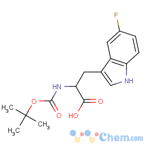 CAS No:53478-53-8 (2S)-3-(5-fluoro-1H-indol-3-yl)-2-[(2-methylpropan-2-yl)<br />oxycarbonylamino]propanoic acid