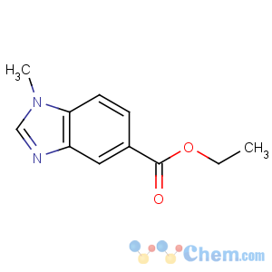 CAS No:53484-19-8 ethyl 1-methylbenzimidazole-5-carboxylate