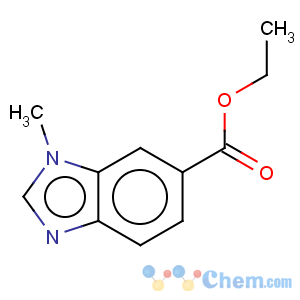 CAS No:53484-20-1 1H-Benzimidazole-6-carboxylicacid, 1-methyl-, ethyl ester