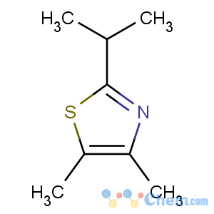CAS No:53498-30-9 4,5-dimethyl-2-propan-2-yl-1,3-thiazole