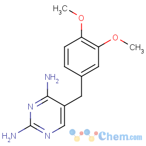 CAS No:5355-16-8 5-[(3,4-dimethoxyphenyl)methyl]pyrimidine-2,4-diamine