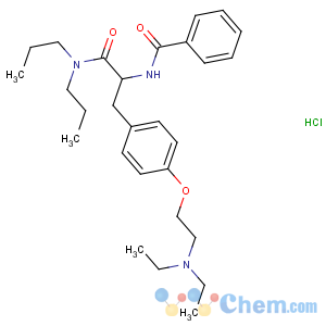 CAS No:53567-47-8 N-[3-[4-[2-(diethylamino)ethoxy]phenyl]-1-(dipropylamino)-1-oxopropan-2-<br />yl]benzamide