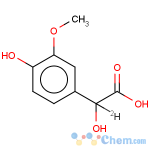CAS No:53587-34-1 DL-Hydroxy-3-methoxymandelic-2-D1 Acid