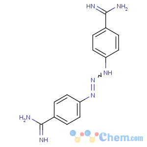 CAS No:536-71-0 4-[2-(4-carbamimidoylphenyl)iminohydrazinyl]benzenecarboximidamide