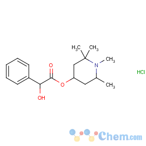CAS No:536-93-6 (1,2,2,6-tetramethylpiperidin-4-yl)<br />2-hydroxy-2-phenylacetate