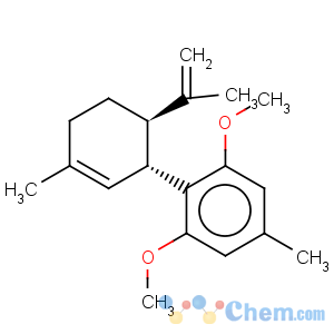 CAS No:536697-79-7 Benzene,1,3-dimethoxy-5-methyl-2-[(1R,6R)-3-methyl-6-(1-methylethenyl)-2-cyclohexen-1-yl]-